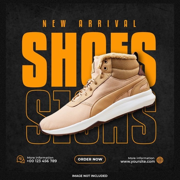 high top sneakers, ankle boots, winter sneakers, casual boots, lace up shoes, athletic boots, new arrival, product launch, modern typography, minimalist, bold, energetic, black, orange, brown